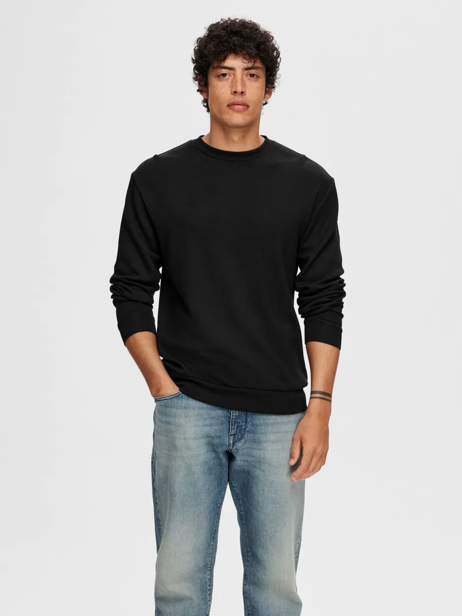 miesten college, MANUEL SOFT CREW NECK>Selected New