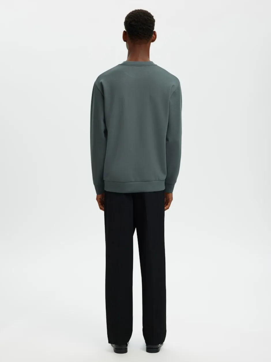 miesten collegepaita MANUEL SOFT CREW NECK,>Selected