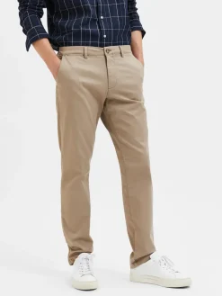 , Miesten Housut, NEW MILES FLEX CHINO NOS>Selected New