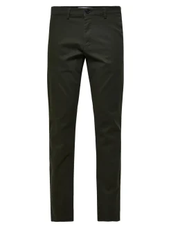 , Miesten Housut, NEW MILES FLEX CHINO NOS Armeijanvihreä><noscript><img width=