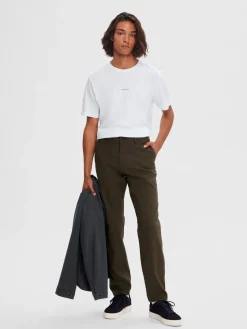 , Miesten Housut, NEW MILES FLEX CHINO NOS Armeijanvihreä><noscript><img width=