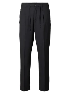 miesten housut, REG TAPRED LEROY PLEAT>Selected Outlet