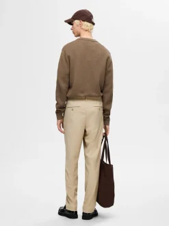 miesten housut, REG TAPRED LEROY PLEAT>Selected