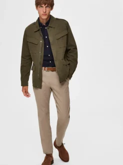 Miesten Housut, Slim Miles Flex NOS>Selected New