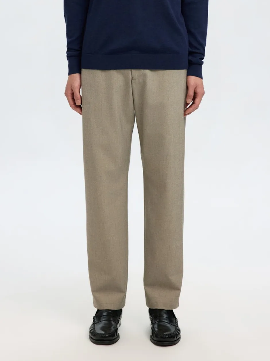 miesten housut SLH196-Straight Robert String Pant,>Selected Best