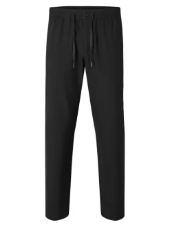miesten housut SLH196-Straight Robert String Pant, musta><noscript><img width=