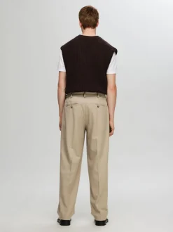 miesten housut, SLH LOOSE FINN FLEX PANTS>Selected