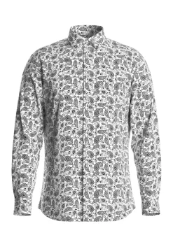 Miesten Kauluspaita, SLIM PERFORMANCE AOP SHIRT>Selected Online
