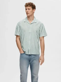 Miesten Kauluspaita, K RELAX NEW LINEN SS RESORT>Selected Best