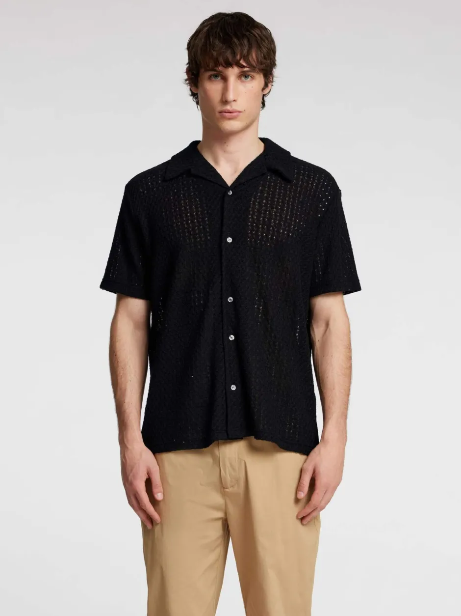 miesten kauluspaita, RELAX BANE SS JERSEY SHIRT>Selected Discount