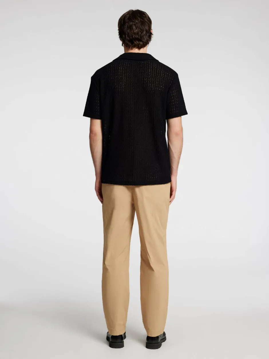 miesten kauluspaita, RELAX BANE SS JERSEY SHIRT>Selected Discount