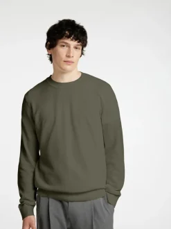 miesten neule, MORA LS KNIT STRUCTURE CREW NECK><noscript><img width=