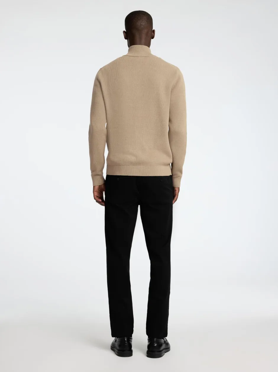 Miesten Neulepusero DANE LS KNIT STRUCTURE HALF ZIP,>Selected Hot