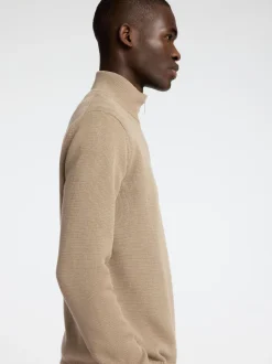 Miesten Neulepusero DANE LS KNIT STRUCTURE HALF ZIP,><noscript><img width=