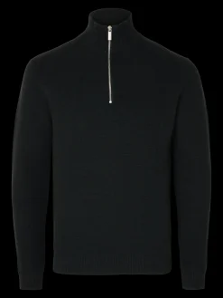 Miesten Neulepusero, DANE LS KNIT STRUCTURE HALF ZIP><noscript><img width=