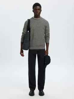 Miesten Neulepusero, ROSS LS KNIT STRUCTURE NOS ORGANIC COTTO><noscript><img width=