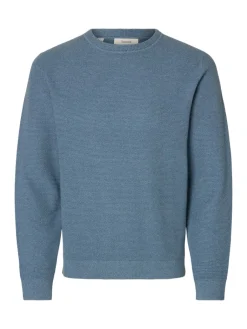 Miesten Neulepusero ROSS LS KNIT STRUCTURE NOS ORGANIC COTTO,>Selected Hot