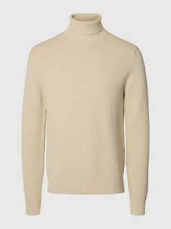 miesten neulepusero K DANE LS KNIT STRUCTURE ROLLNECK NOS,>Selected Outlet