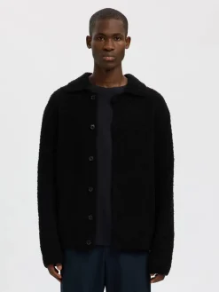 miesten neuletakki, LLOYD LS KNIT BOUCLE>Selected New