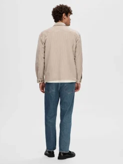 miesten paita, K PEDER CORDUROY OVERSHIRT>Selected Hot