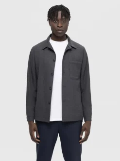 Miesten Paitatakki K SLH ROBERT HYBRID BLZ>Selected Sale