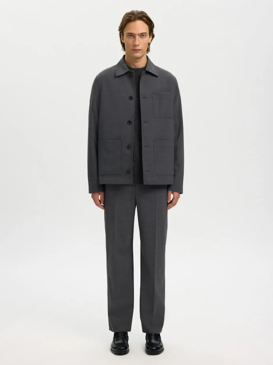 miesten paitatakki SLHRELAX-MAGS HYBRID OVERSHIRT BLAZER EX,>Selected Outlet