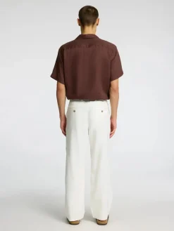 miesten pellavasekoitehousut, K LOOSE BRODY LINEN PANT>Selected Hot
