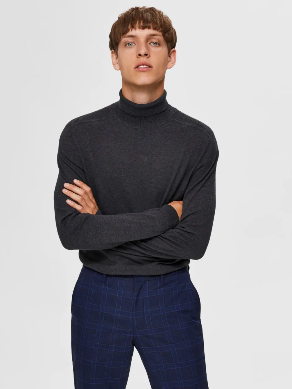 , Miesten Pooloneule, Berg Roll Neck>Selected