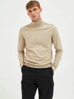 , Miesten Pooloneule, Berg Roll Neck>Selected Sale