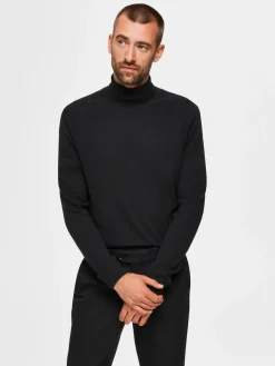 , Miesten Pooloneule, Berg Roll Neck>Selected Sale