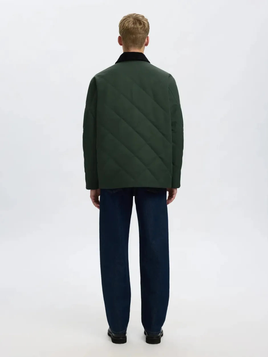 miesten tikkitakki, CARLOS QUILTED JKT>Selected Sale