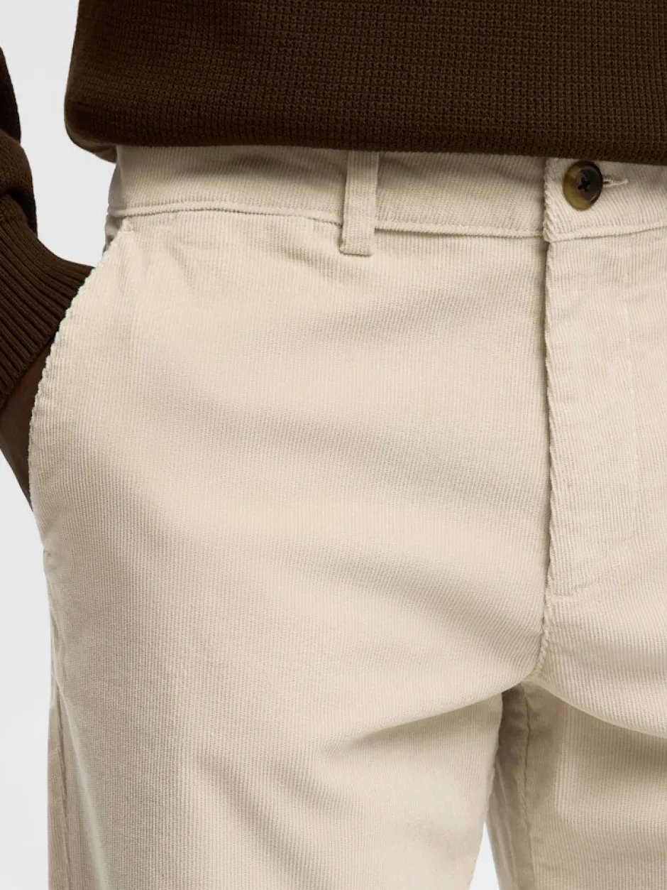 miesten vakosamettihousut K STRAIGHT MILES CORD PANT NOS, Moonstruck>Selected New