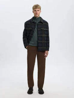 miesten vakosamettihousut K STRAIGHT MILES CORD PANT NOS, ruskea><noscript><img width=