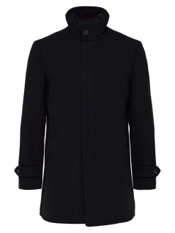 Miesten Villakangastakki, REUBEN WOOL COAT NOS>Selected Best