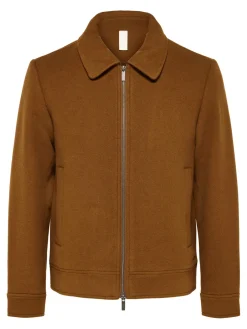 Miesten Villakangastakki, FILIP WOOL JACKET>Selected New