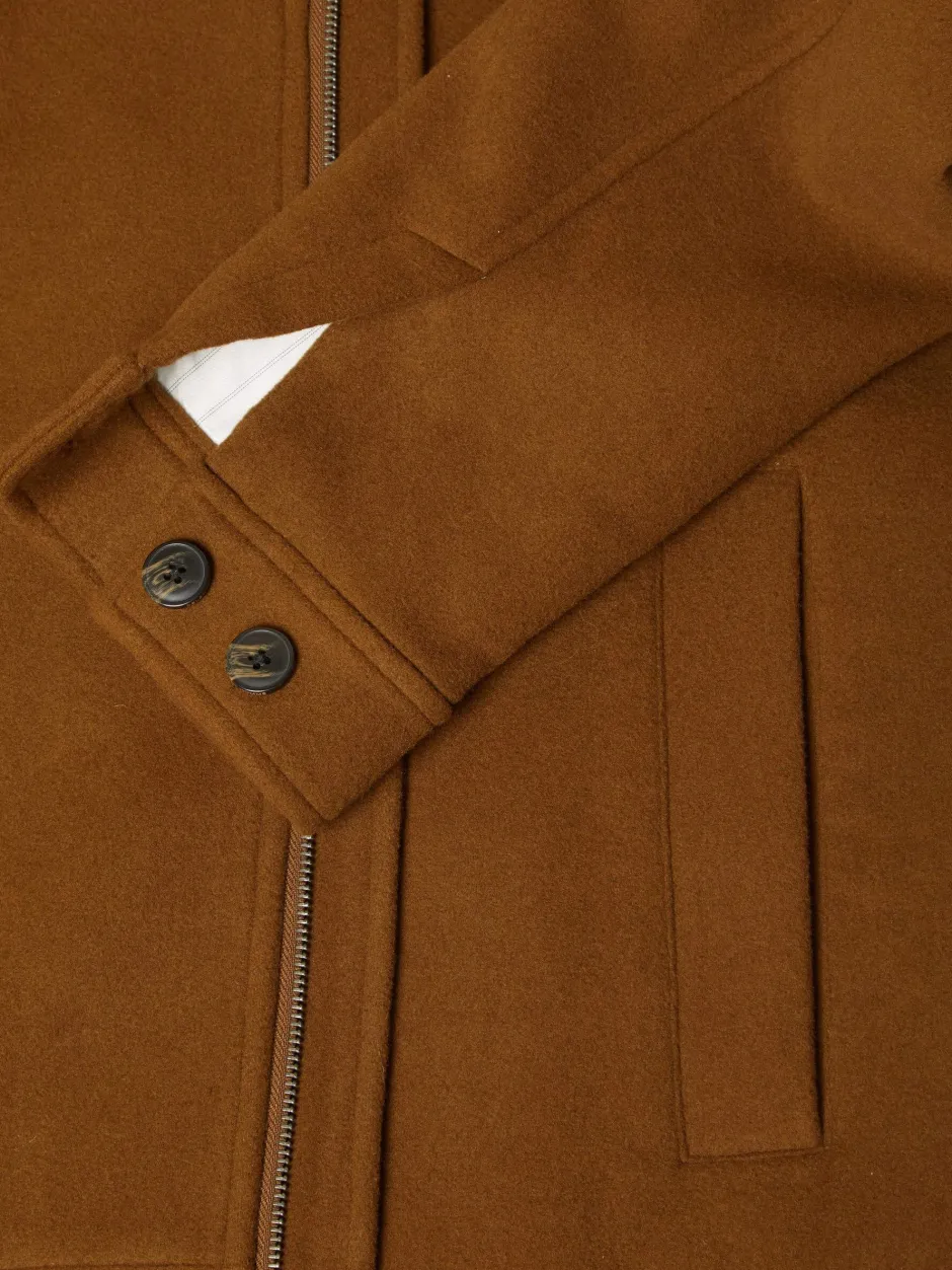 Miesten Villakangastakki, FILIP WOOL JACKET>Selected New