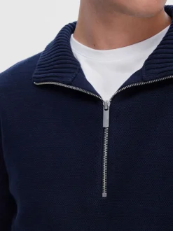 neule, AXEL LS KNIT HALF ZIP><noscript><img width=