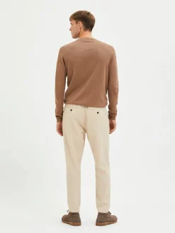 pellavahousut, SLIM TAPE BRODY LINEN PANT>Selected Online