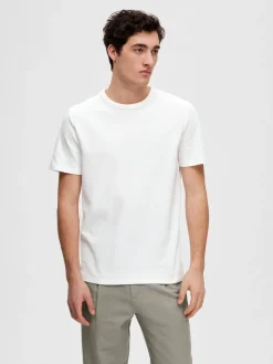 t-paita, JOSEPH PIQUE SS O-NECK>Selected Online