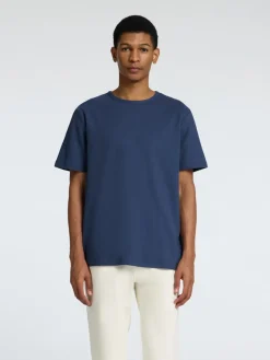 t-paita, JOSEPH PIQUE SS O-NECK Indigo>Selected Hot