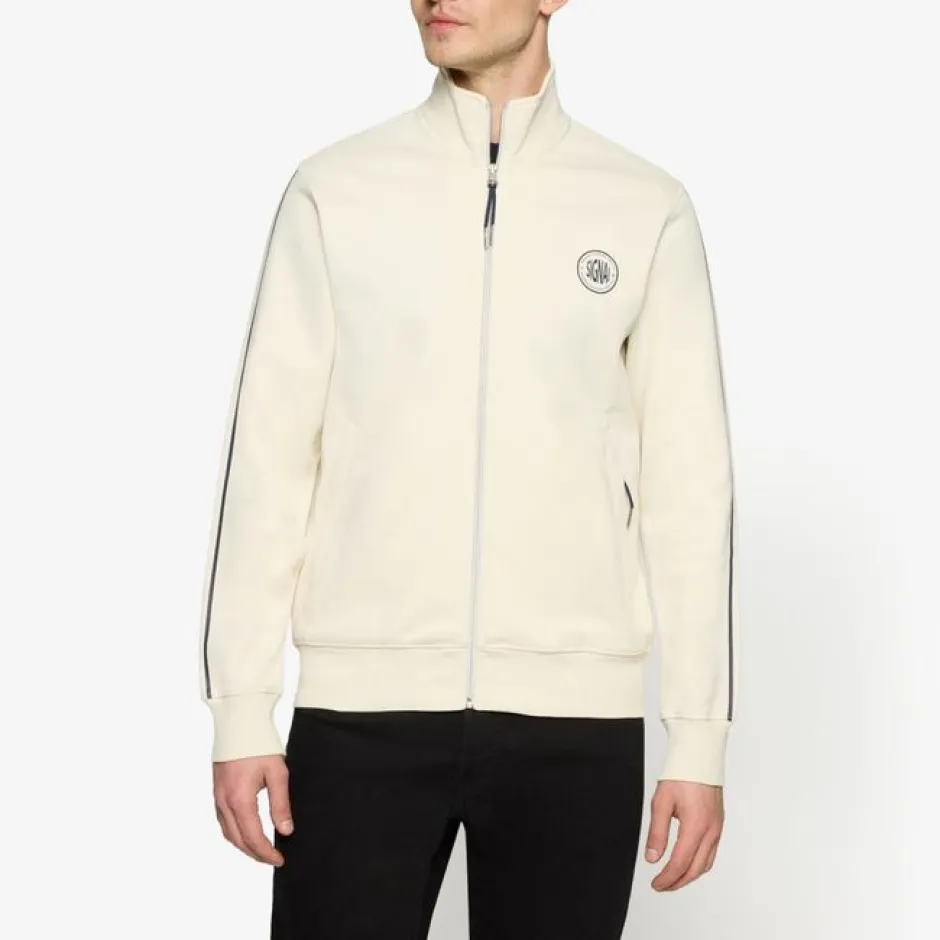 miesten collegepaita Mattssi Zip Sweat Cardigan,>Signal Sale