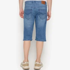 miesten farkkushortsit, KLAUS DENIM SHORTS Sininen, Indigo>Signal New