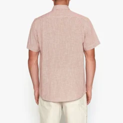 miesten kauluspaita, PITT STRUCTURE Punainen Kuosi>Signal Clearance