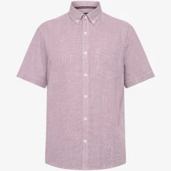 miesten lyhythihainen kauluspaita, PITT STRUCTURE Kuosi, Punainen><noscript><img width=