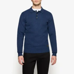 miesten neulepusero Klassi Structure Polo,>Signal Online