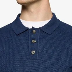 miesten neulepusero Klassi Structure Polo,><noscript><img width=