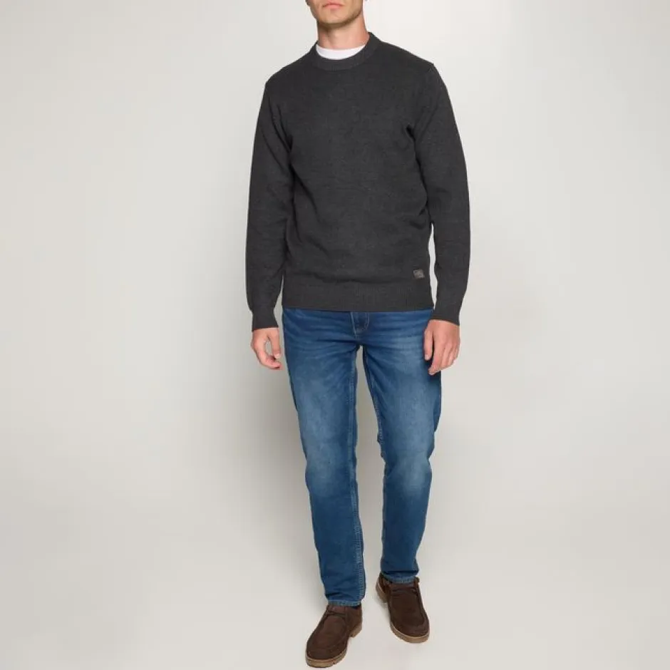 miesten neulepusero KALLESI STRUCTURE CREW,>Signal Outlet