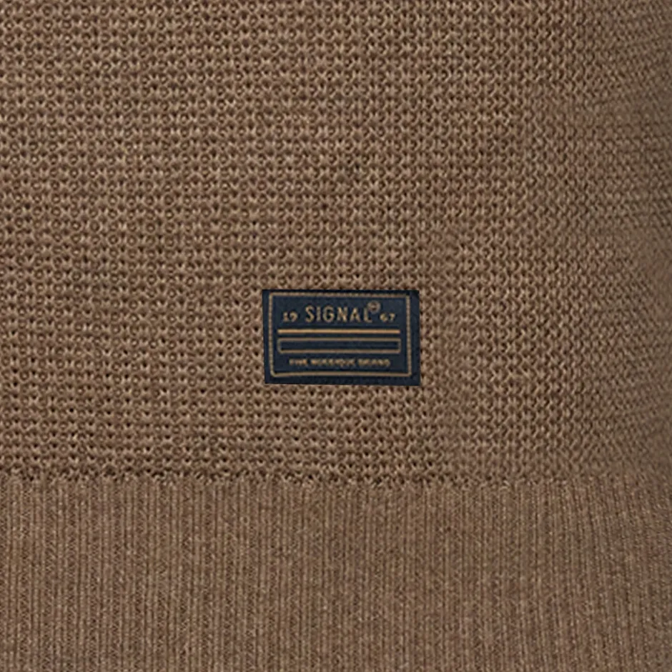 miesten neulepusero Klassi Structure Polo,>Signal