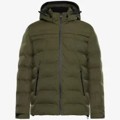 Miesten Talvitakki PHILIPSSI BOUBLE TECHNICAL JACKET Armeijanvihreä>Signal Hot