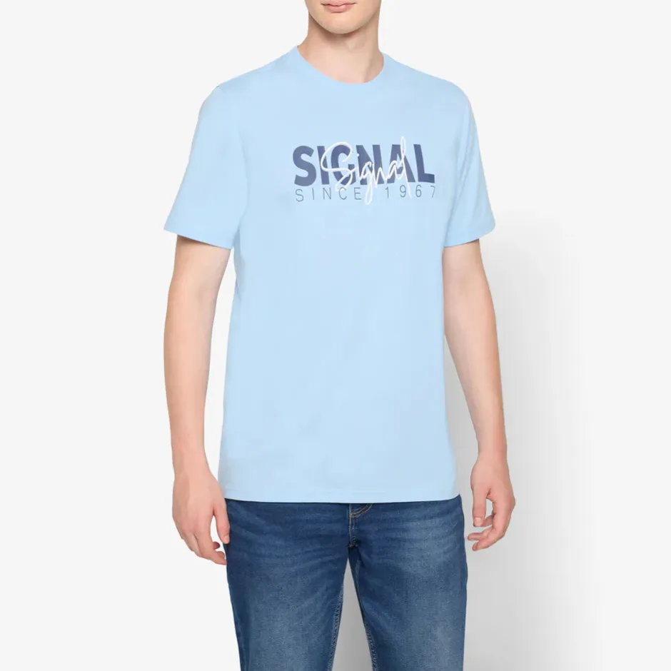 miesten t-paita, OWEN PRINT TEE>Signal Sale